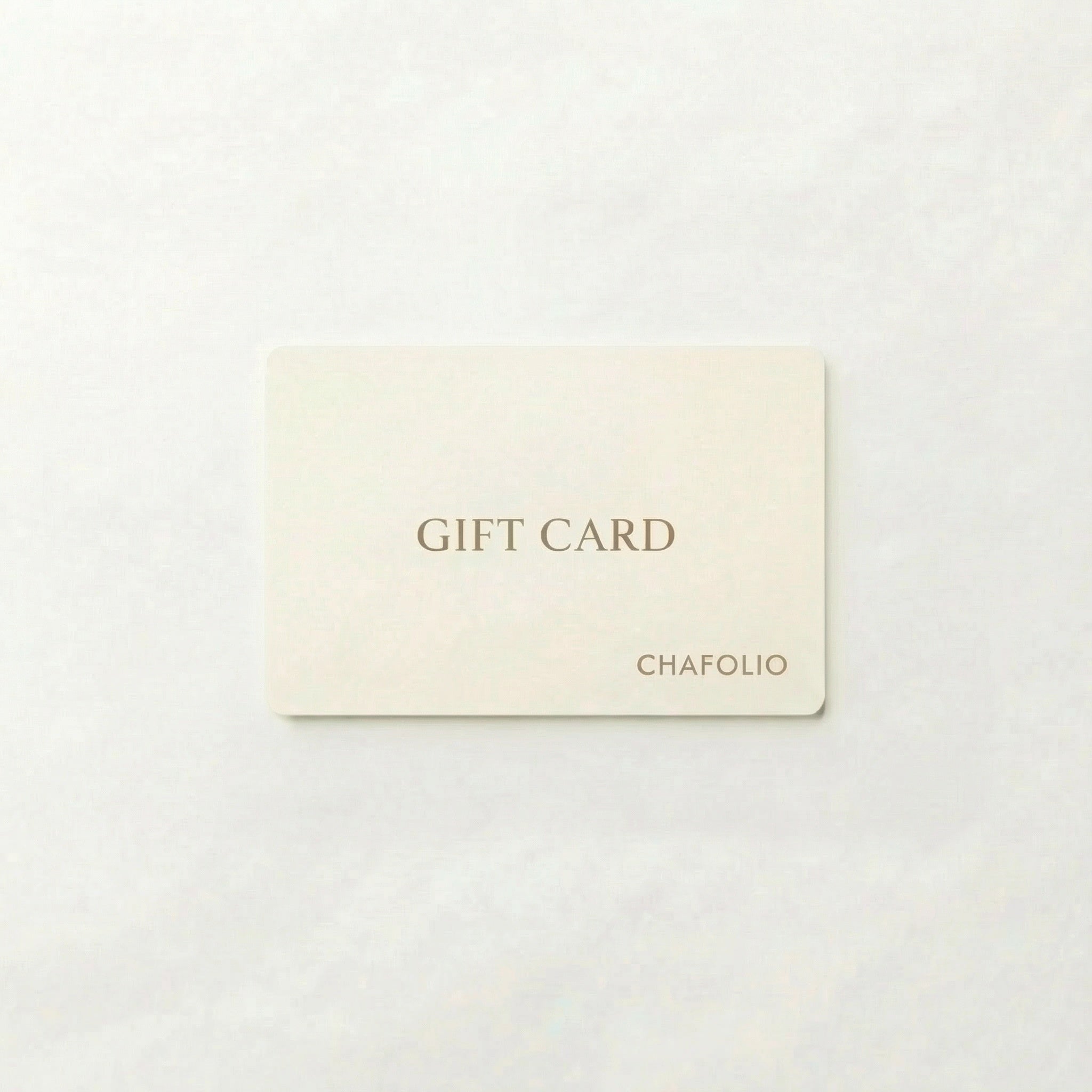 Chafolio Gift Card - Chafolio